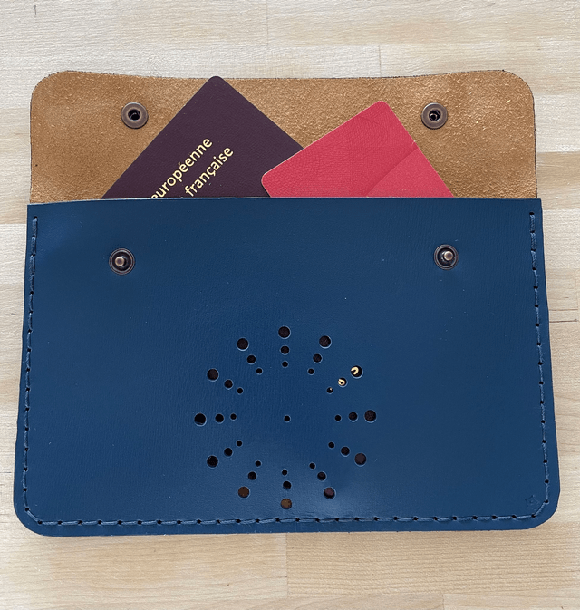 Pochette pour papiers administratifs (passeport, carte d'identité, etc...)
