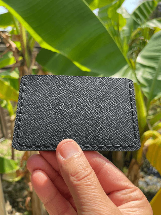 Porte-cartes Cloud rose/noir