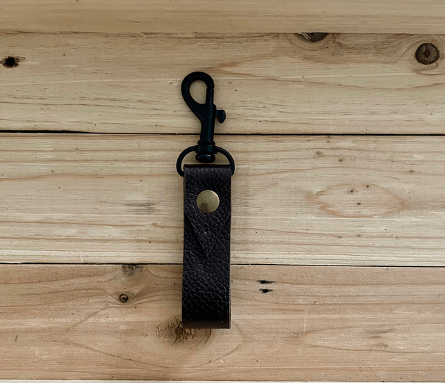 Porte-clefs marron