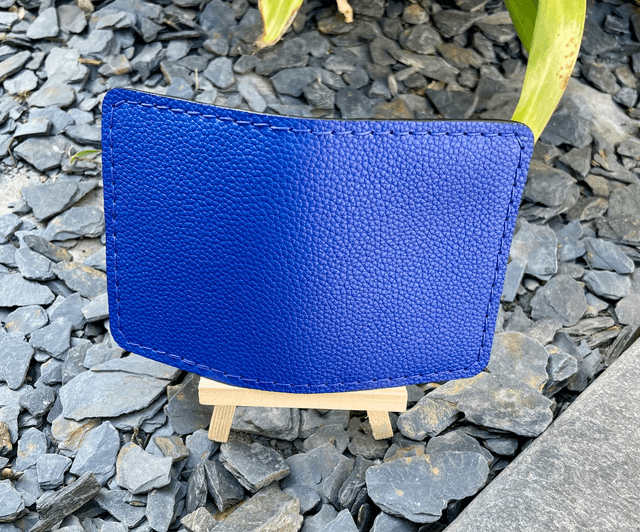 Porte-cartes bleu roi/noir