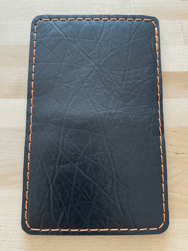 Porte-cartes double noir