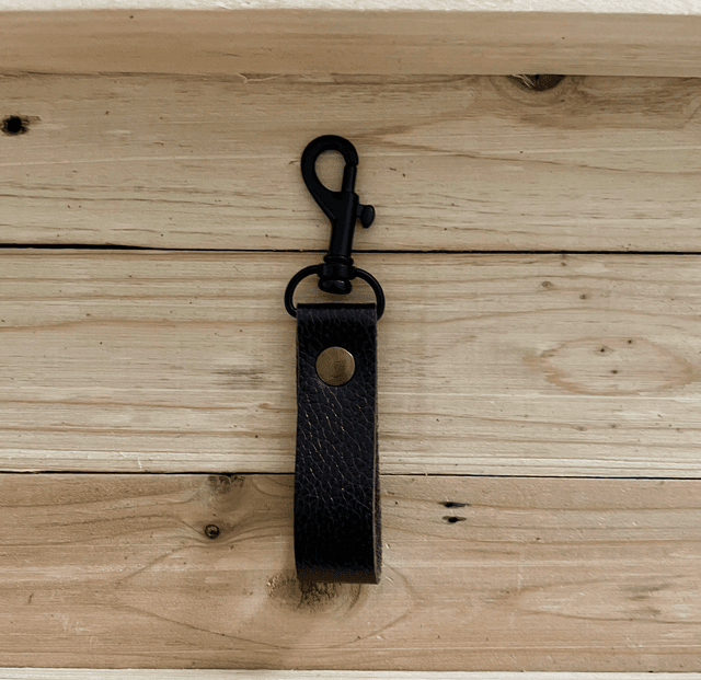 Porte-clefs marron